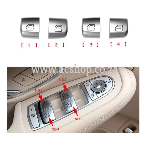 Mercedes W205/W213 Window Switch repair buttons