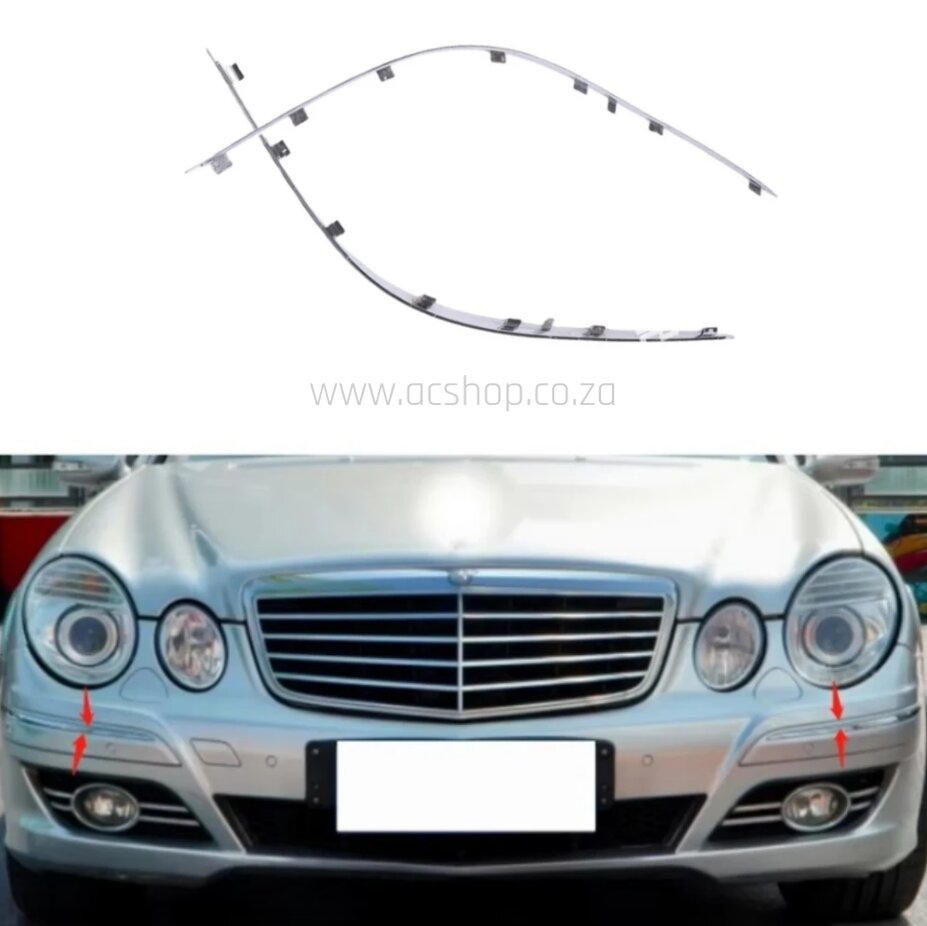 Mercedes W211 Bumper Chrome Strip A2118852321 A2118852421