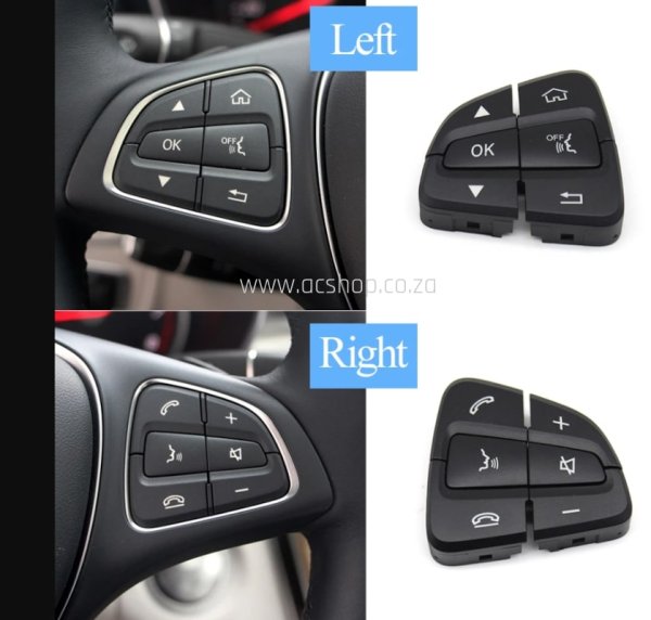 Mercedes W205 Multi-function Steering Wheel Buttons