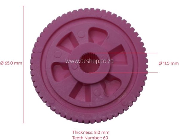 VW T5 Sliding Door Motor Repair Gear