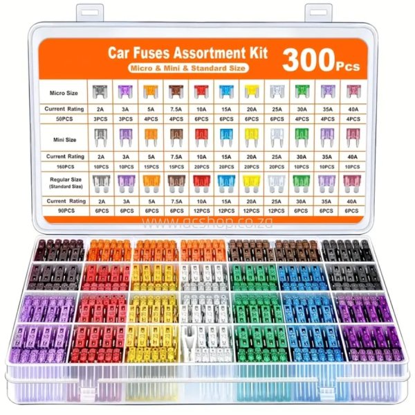 300pcs Car Fuse Assortment Kit