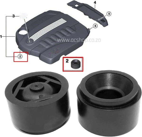 11147799108 BMW Engine Cover Rubber Grommet