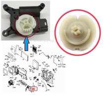 Mercedes Sprinter W906 Air Conditioning Stepper Motor Repair Gear