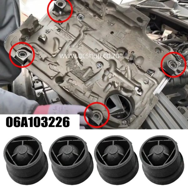 06A103226 VW Audi Engine Cover Rubber Grommet