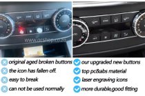 Mercedes W463 G63 AMG W166 Dashboard Repair Buttons