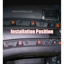 51485266814 BMW E46 Dashboard Insert Grommets