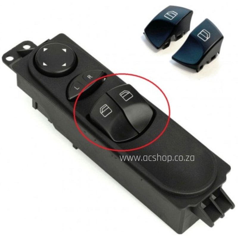NTY Power Window Switch For Mercedes Sprinter 2006-2016 – Front Left – Black Rocker Switch – EWS/ME/063A
